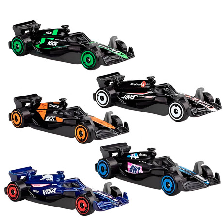 Set X5 Autitos Hot Wheels Fórmula F1 Coleccionables Set X5 Autitos Hot Wheels Fórmula F1 Coleccionables