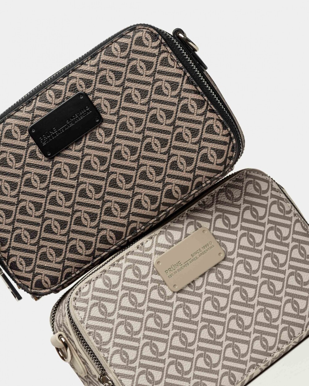 Bandolera New Penny en efecto monogram Natural