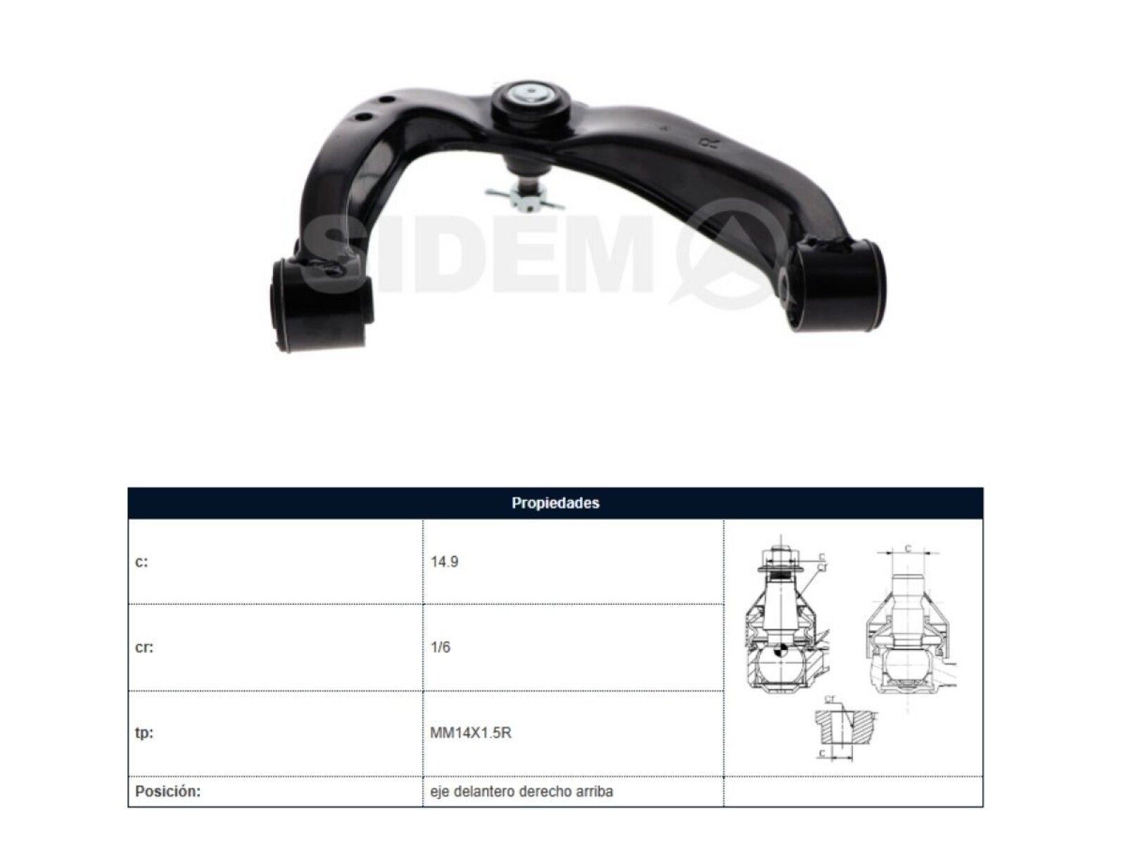 Parilla De Suspension Del Nissan D23 Frontier Np300 18-25 Der/Izq 