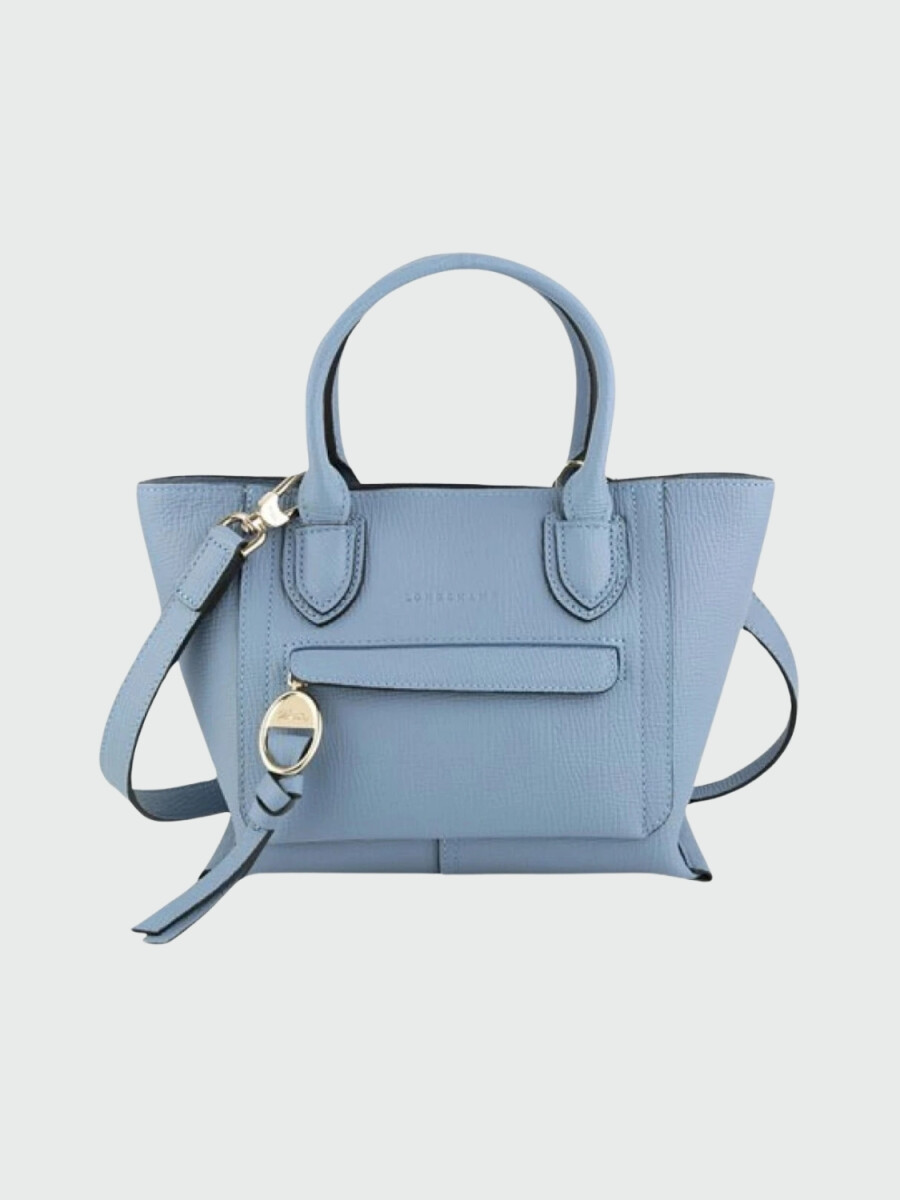 Longchamp -Cartera de cuero con asas y correa desmontable, Mailbox - 0 