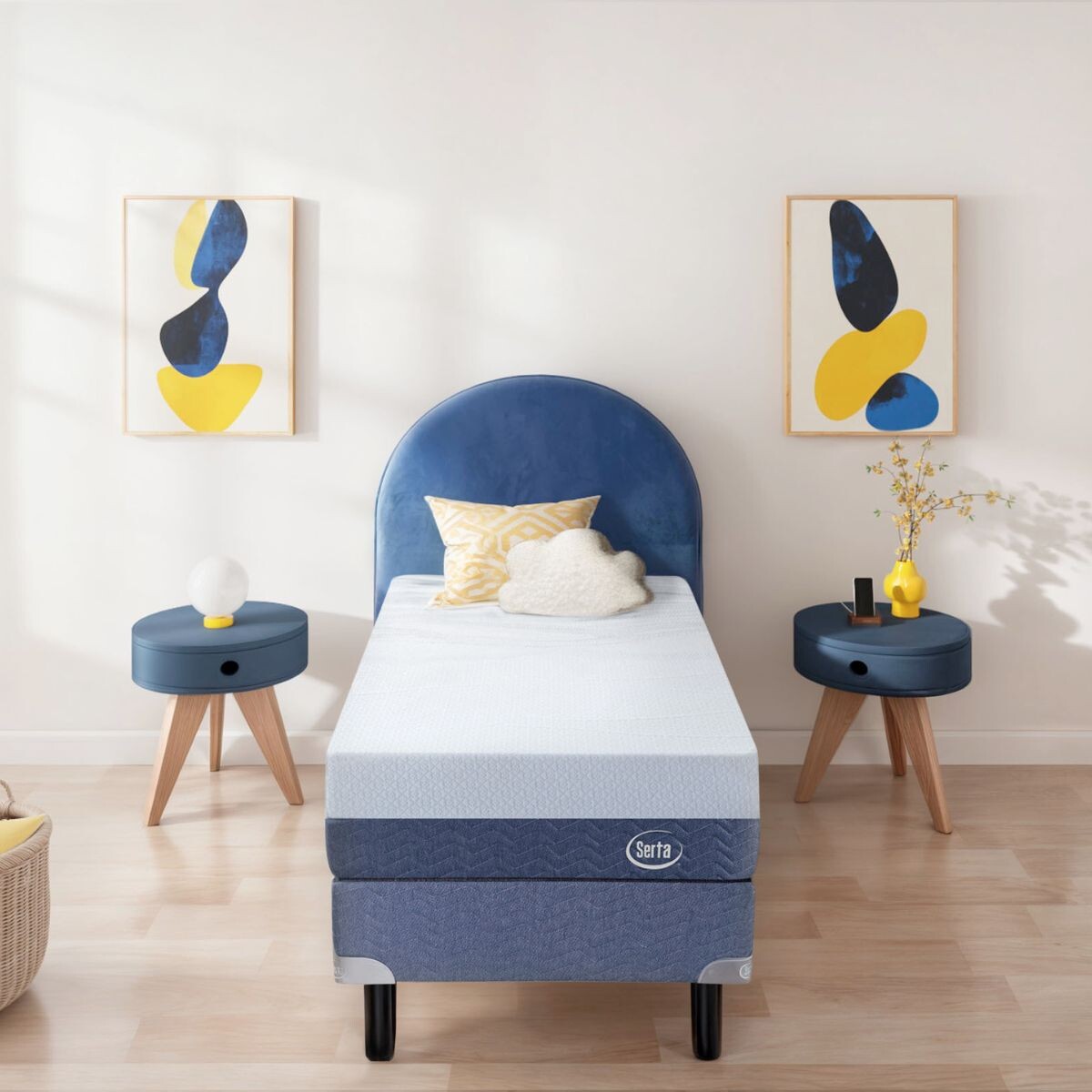 Conjunto Sommier y Colchón Express en caja - 1 Plaza - 0.80 x 1.90 