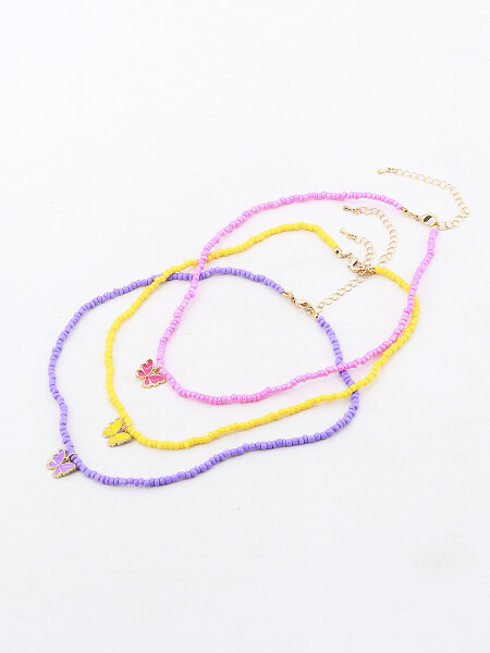 COLLARES SET X 3 MULTICOLOR