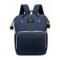 Bolso Mochila Maternal Bebe Resistente Impermeable Madre Azul