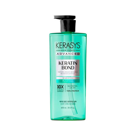Shampoo - Kerasys Keratin Bond Purifying - (600 Ml) Purificante Para Cabellos Oleosos Y Cuero Cabelludo Sensible.