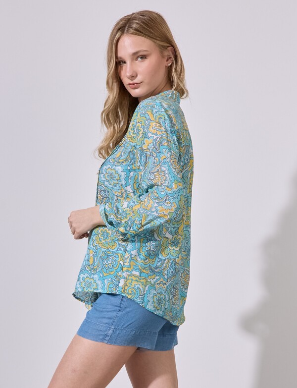 Blusa Print VERDE/MULTI