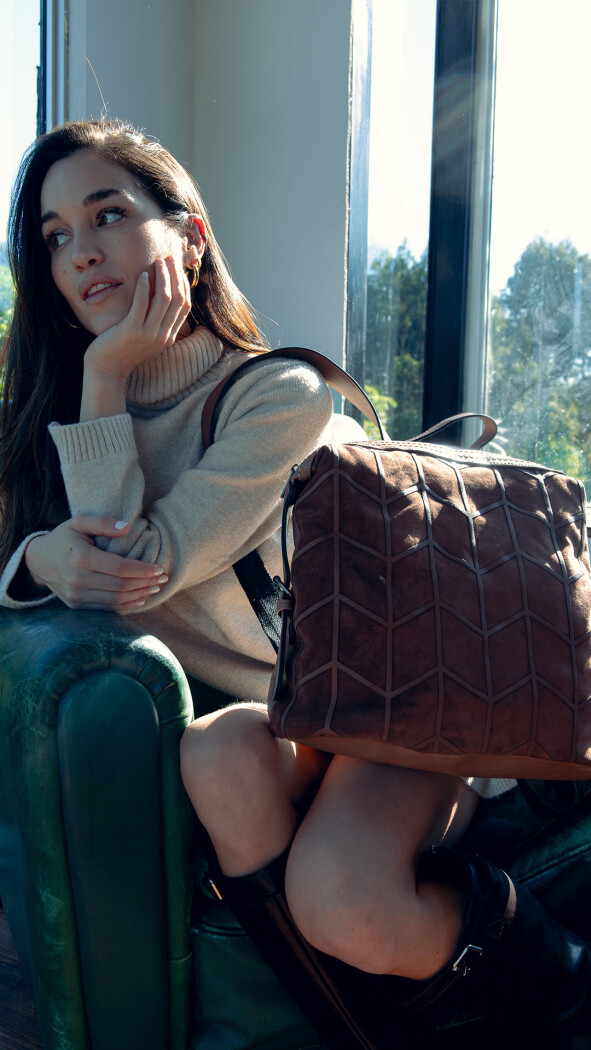 MOCHILA CANNES TABACO