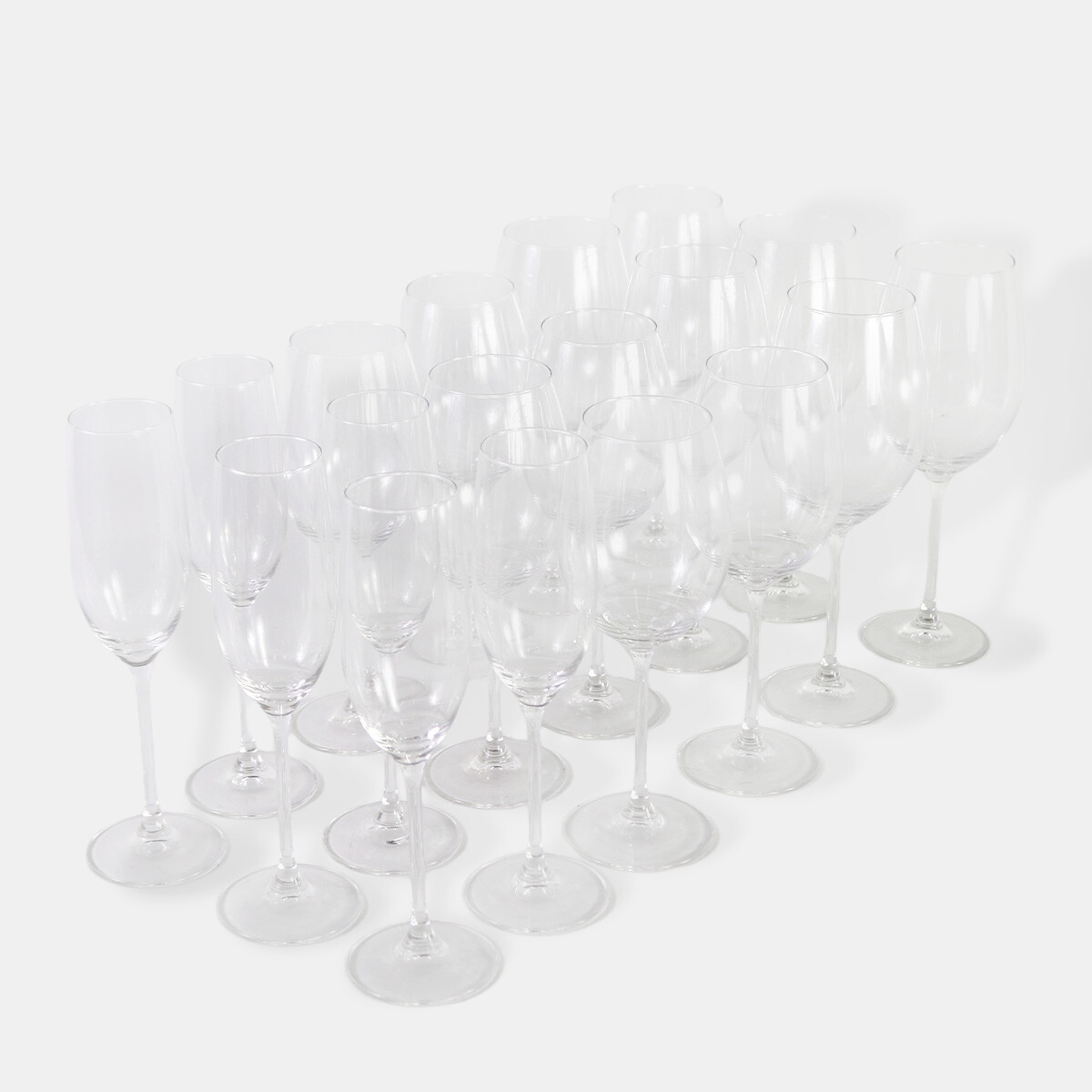 SET DE COPA TRANSP 18PZAS 