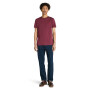Polo Oyster River Manga Corta Slim Fit Hombre Burgundy
