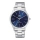 Reloj Análogo Q&q C212j Caballero En Acero Azul oscuro