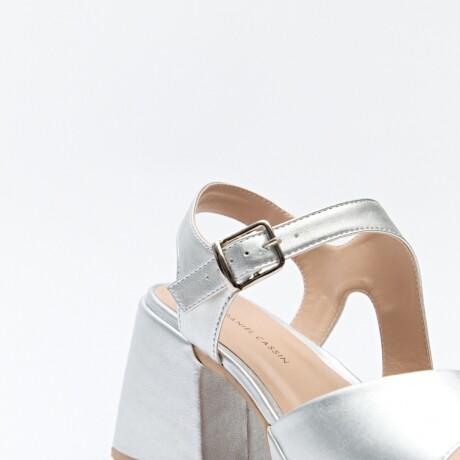 SANDALIA PRAGA Plateado