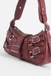 Cartera de hombro hebillas bordo