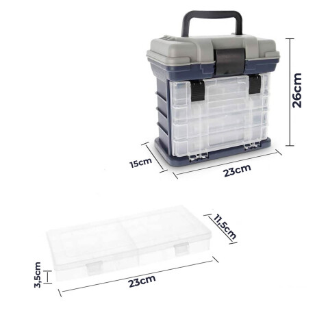 Caja Organizadora Valija Pesca Tornillo Piraña Coast Caja Organizadora Valija Pesca Tornillo Piraña Coast