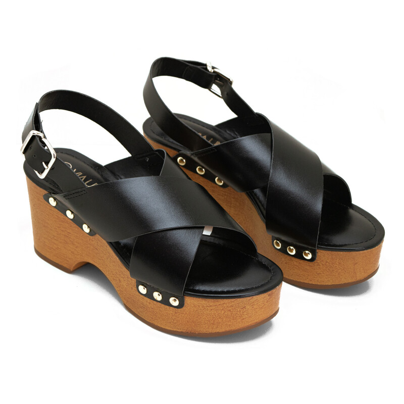 Sandalias VIA UNO de Mujer - 946002 Negro