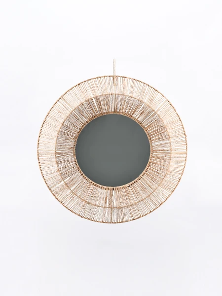 ESPEJO DECORATIVO SEAGRASS BEIGE