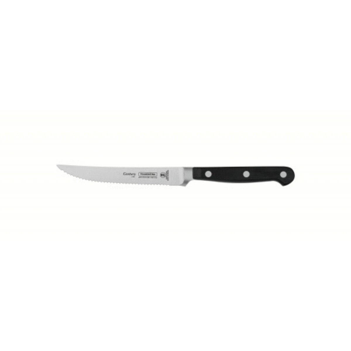 Cuchillo de Asado 5" Acero Inoxidable Mango Negro | Tramontina 24004/005 