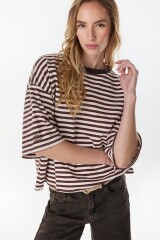Tshirt Rowan Crudo/Marron