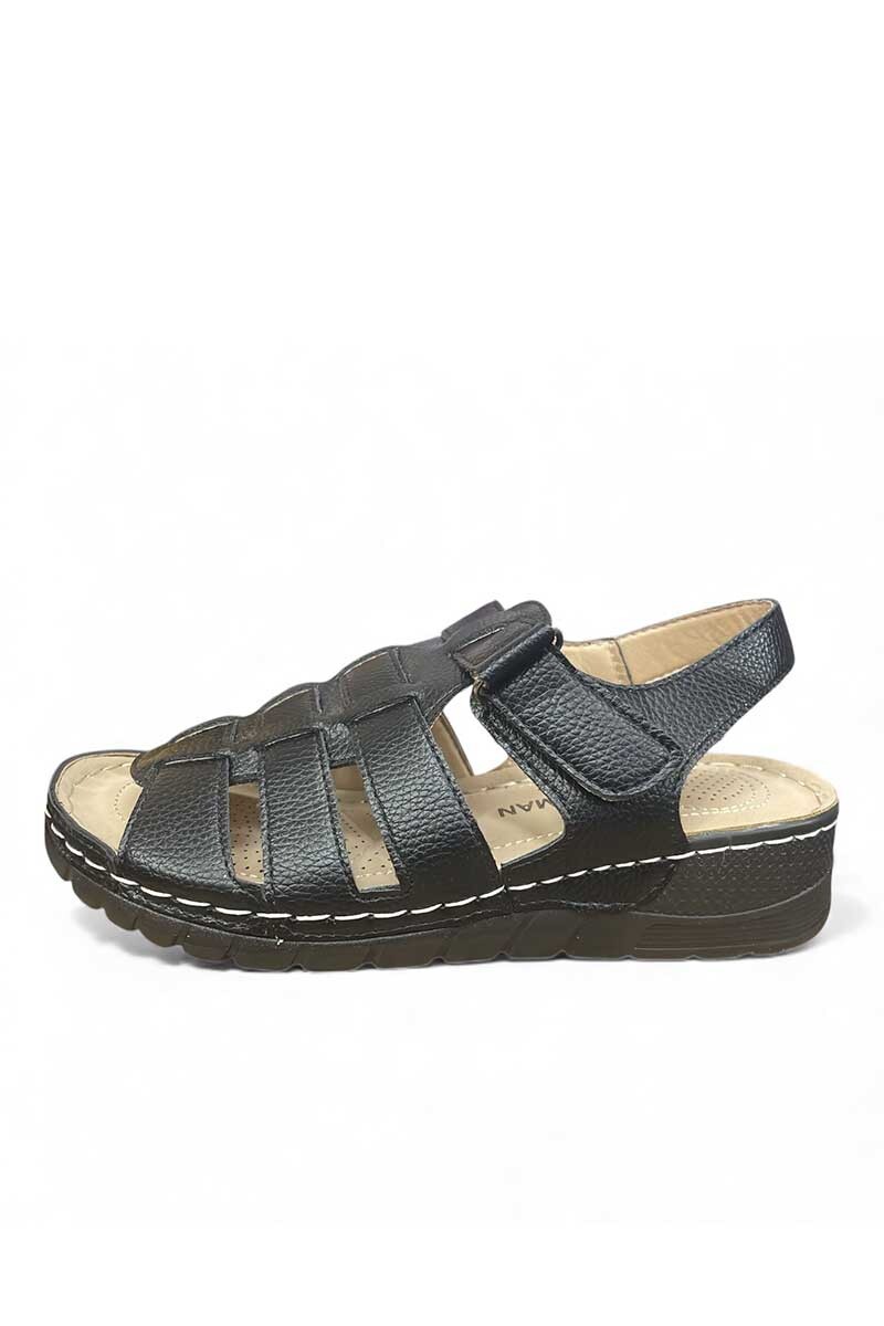 SANDALIA PULLMAN 3 TIRAS 847-3 Negro