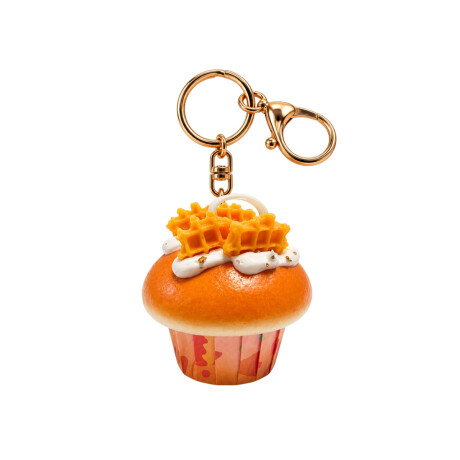 Llavero Squishy Cupcake Amarillo