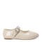 Ballerina de Niña Mini Miss Carol ANIAK de terciopelo Beige