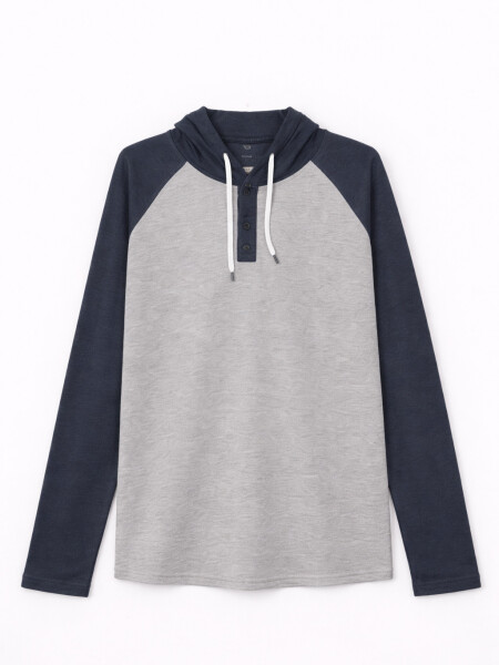 REMERA TANO GRIS MELANGE M