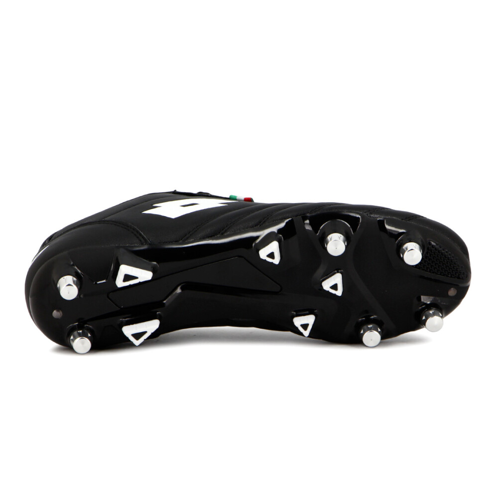 Lotto Futbol Cancha Cuero pro intercambiable Hombre con repuestos y llave black/white Negro-Blanco