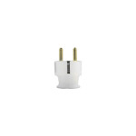 Ficha schuko 16A, blanca - Electraline ELE05176