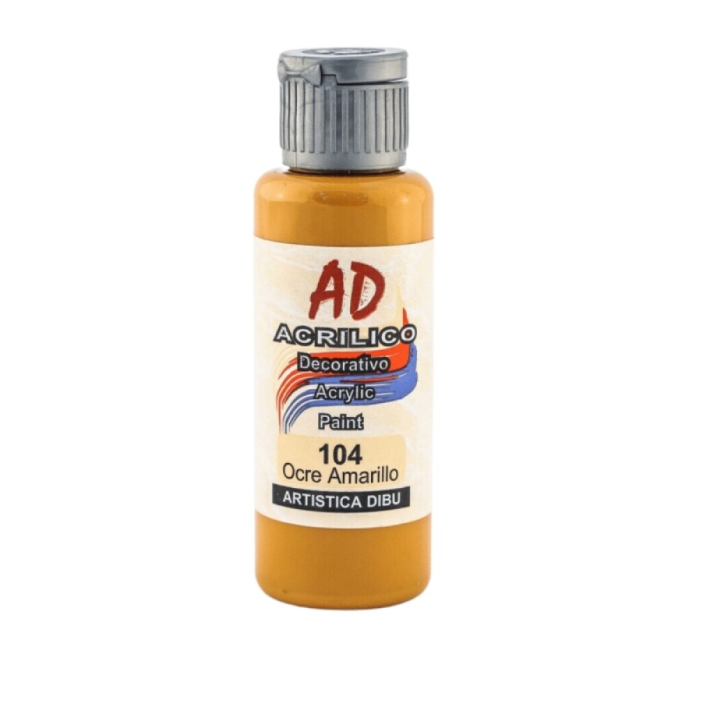 Acrílico Decorativo Ad 60 Ml Ocre Amarillo #Acrílico Decorativo Ad 60 Ml Ocre Amarillo