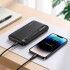 Cargador Portátil Usams 20000mah Usb + Usb C Carga Rapida 3A Negro