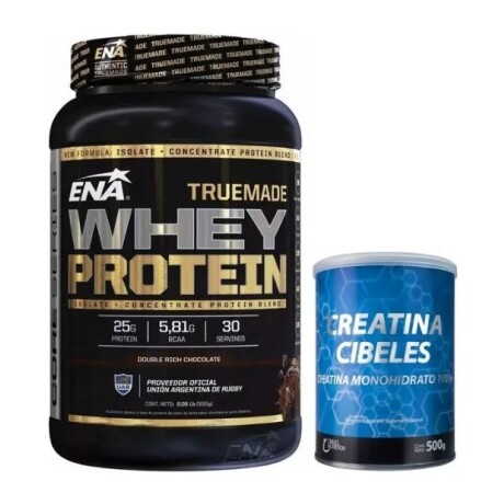 Combo Whey Ena +Creatina 500gs Chocolate