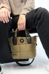 Bandolera Shopper Puffer Verde militar