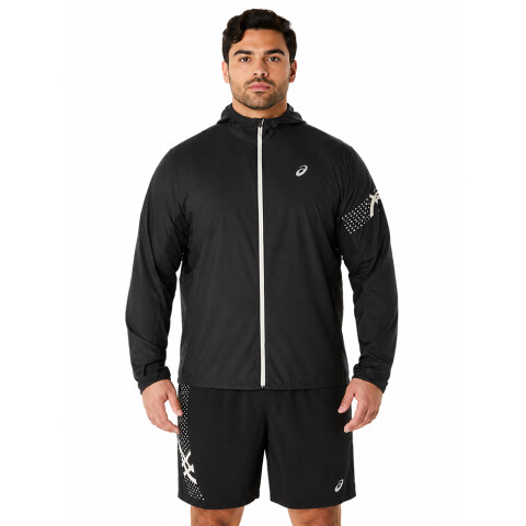 Casaca Running Asics Icon Jacket Hombre Performance Black