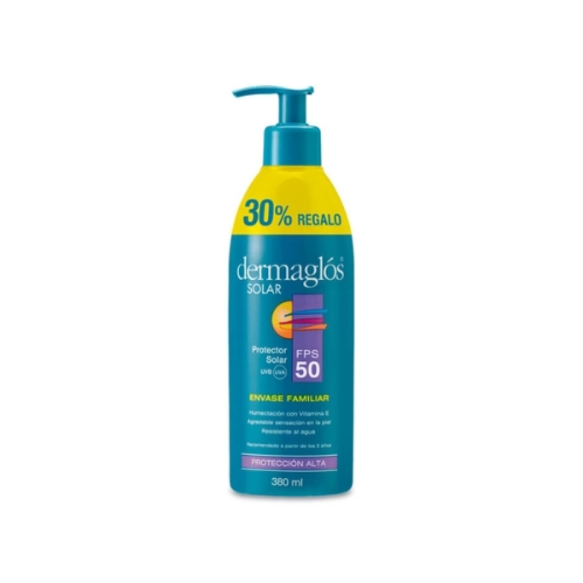 DERMAGLOS SOLAR F50 380 ML 