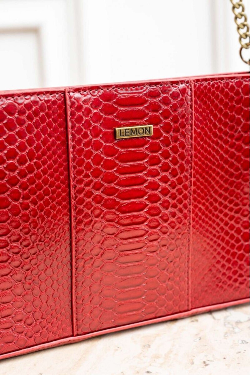 Cartera Snake - Rojo 