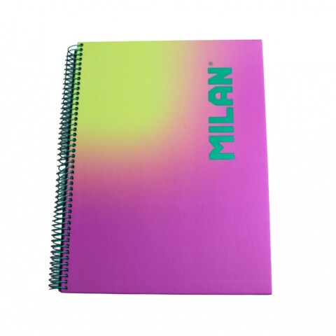 CUADERNO MILAN SUNSET CON ESPIRAL TAMAÑO A4 DE 90 HOJAS RAYADO CUADERNO MILAN SUNSET CON ESPIRAL TAMAÑO A4 DE 90 HOJAS RAYADO