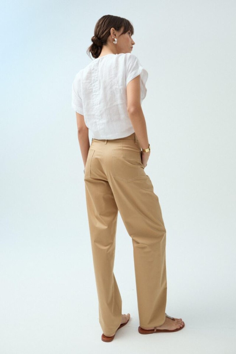 PANTALON DELFI Camel