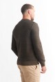 Sweater melange KHAKI