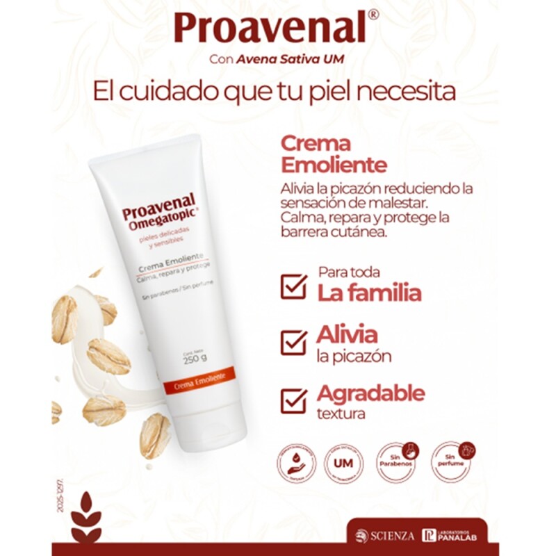 Proavenal Crema Emoliente Omegatopic 250 Grs. Proavenal Crema Emoliente Omegatopic 250 Grs.