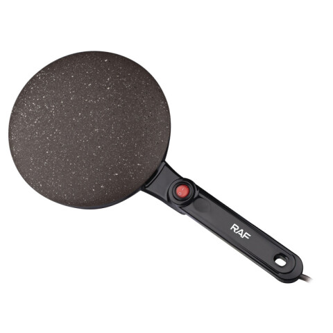 Crepera Panquequera Eléctrica con Superficie Antiadherente 8" Sin Aceite Temperatura Inteligente - RAF - R5209B Crepera Panquequera Eléctrica con Superficie Antiadherente 8" Sin Aceite Temperatura Inteligente - RAF - R5209B