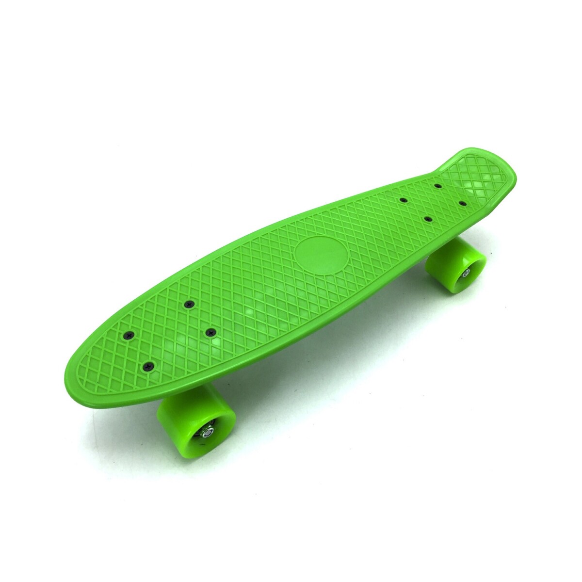 Skate de plástico 56cm con ruedas de PVC - Verde 