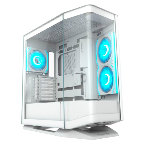 Gabinete Gamer Cougar Fv270 Rgb Atx Eatx Vidrio GABINETE COUGAR FV270 RGB WHITE