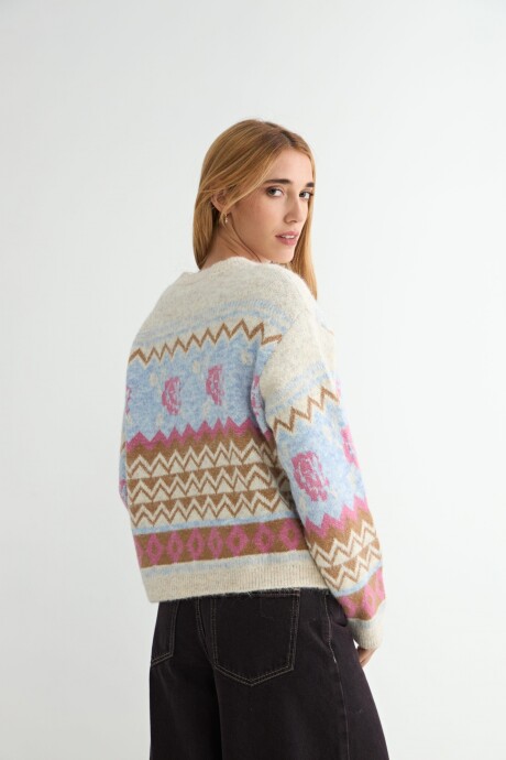 CARDIGAN CALICANTO ROSADO