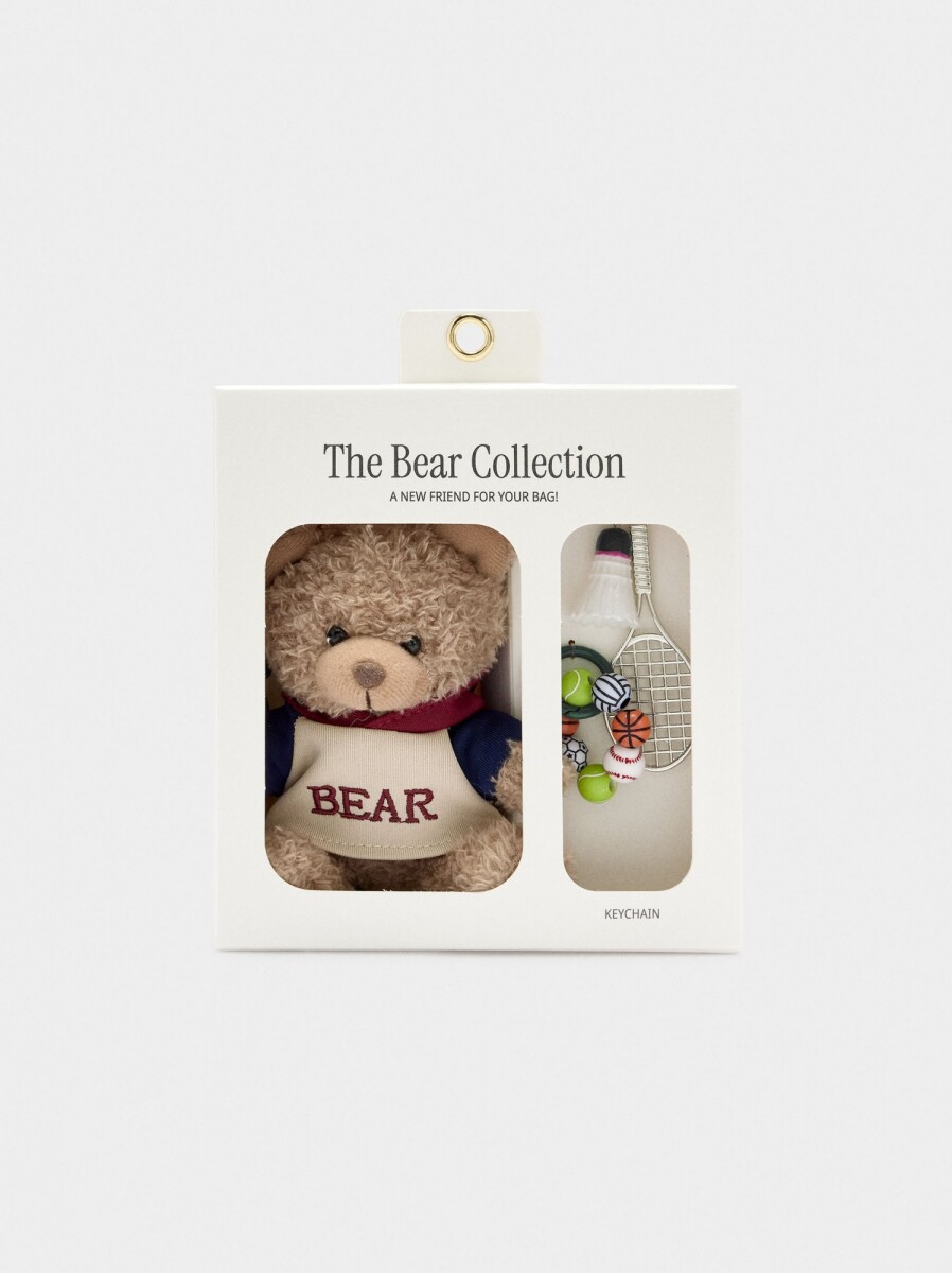 Llavero Charm Ténis - The Bear Collection - multicolor 