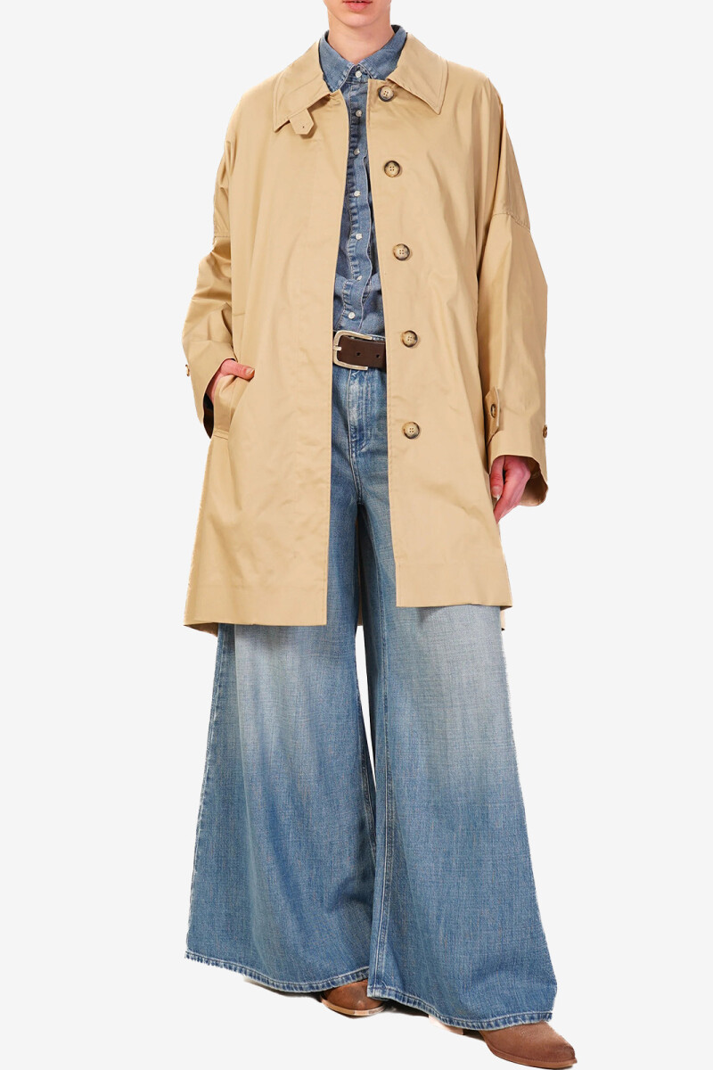 Abrigo trench Beige