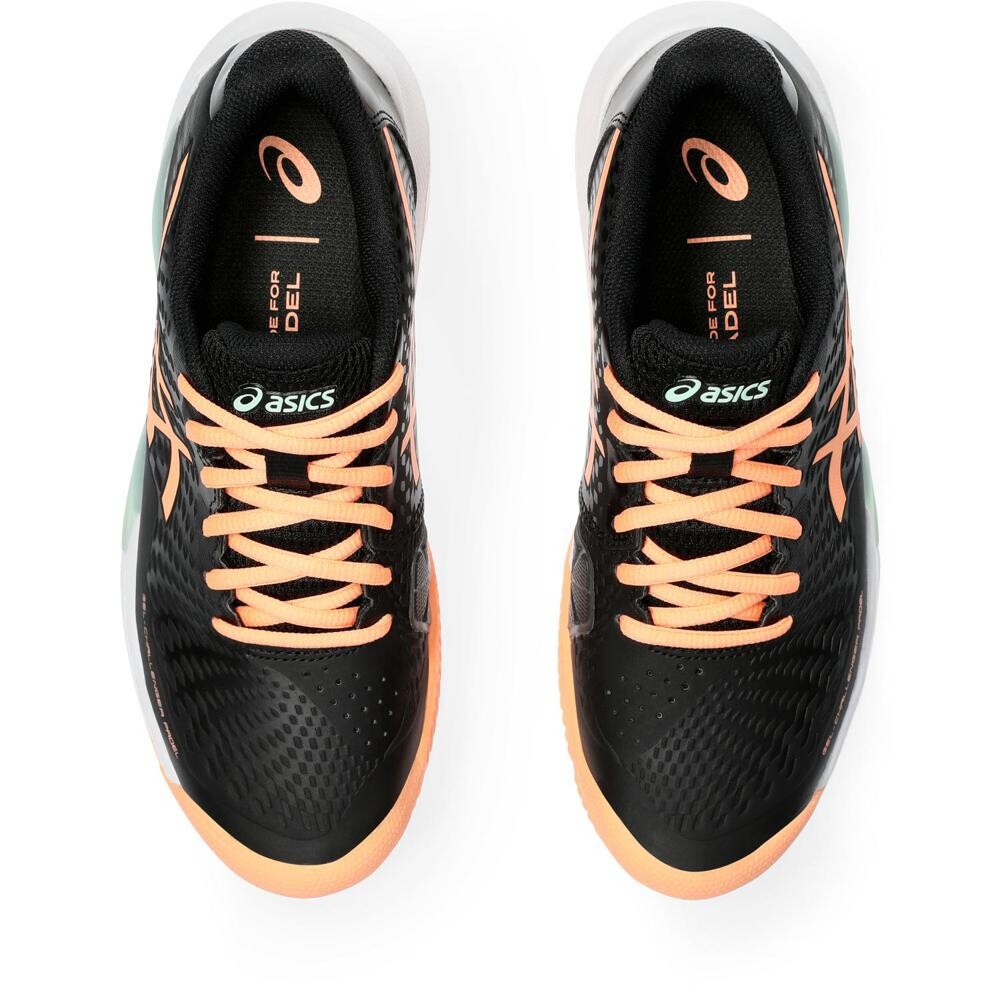 GEL Challenger 14 Padel - Mujer Black/bright Sunstone