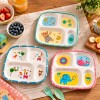Plato de melamina infantil surtido 23x20 cms Plato de melamina infantil surtido 23x20 cms