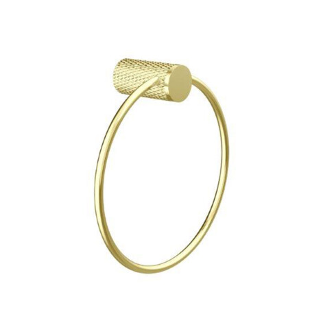 TOALLERO ARO EN ORO CEPILLADO - SERIE SIGNATURE 000