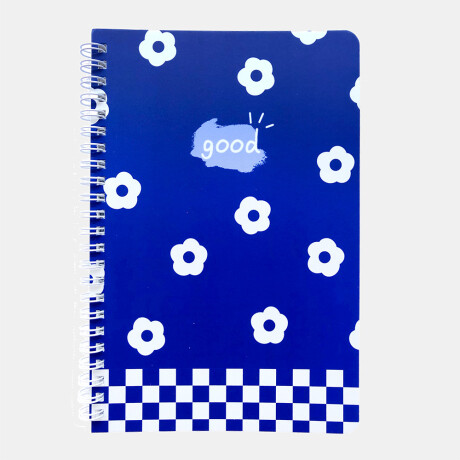 Libreta A5 Estampada Diseño Azul 02