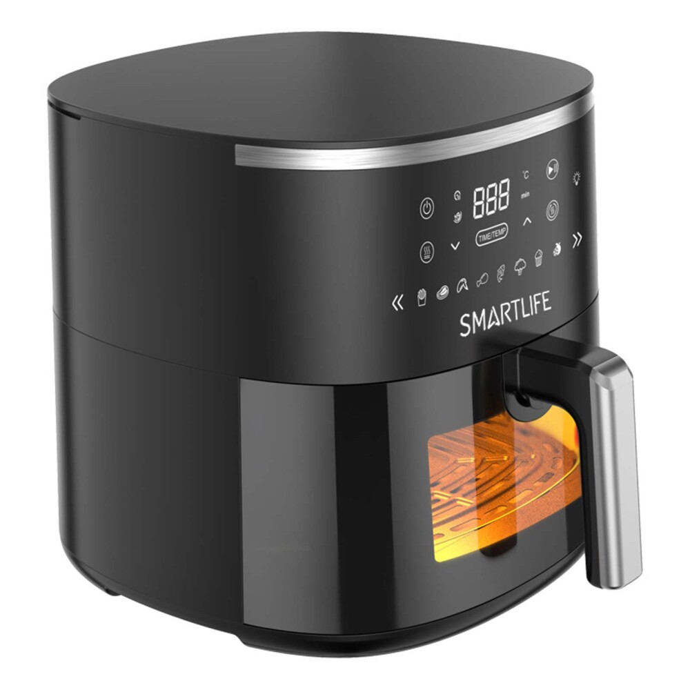 FREIDORA DE AIRE SMARTLIFE 6-LITROS NEGRO SL-AFDV006