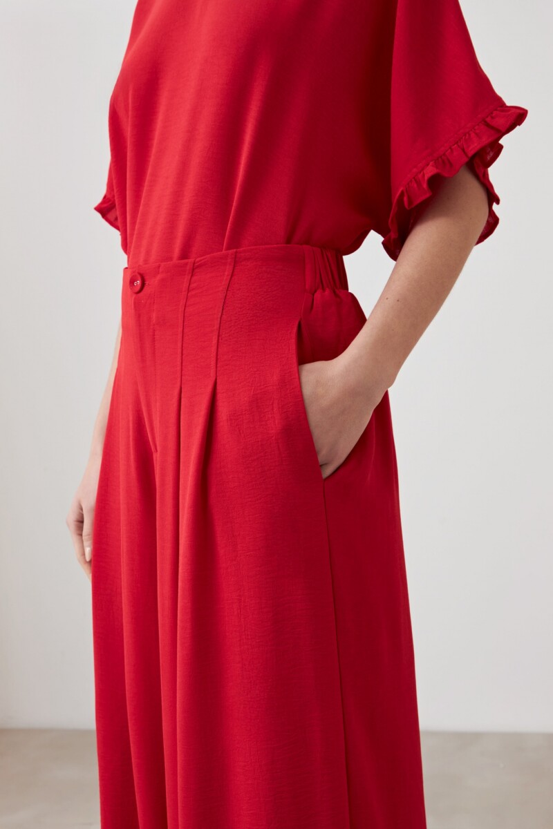 Palazzo pinzado rojo