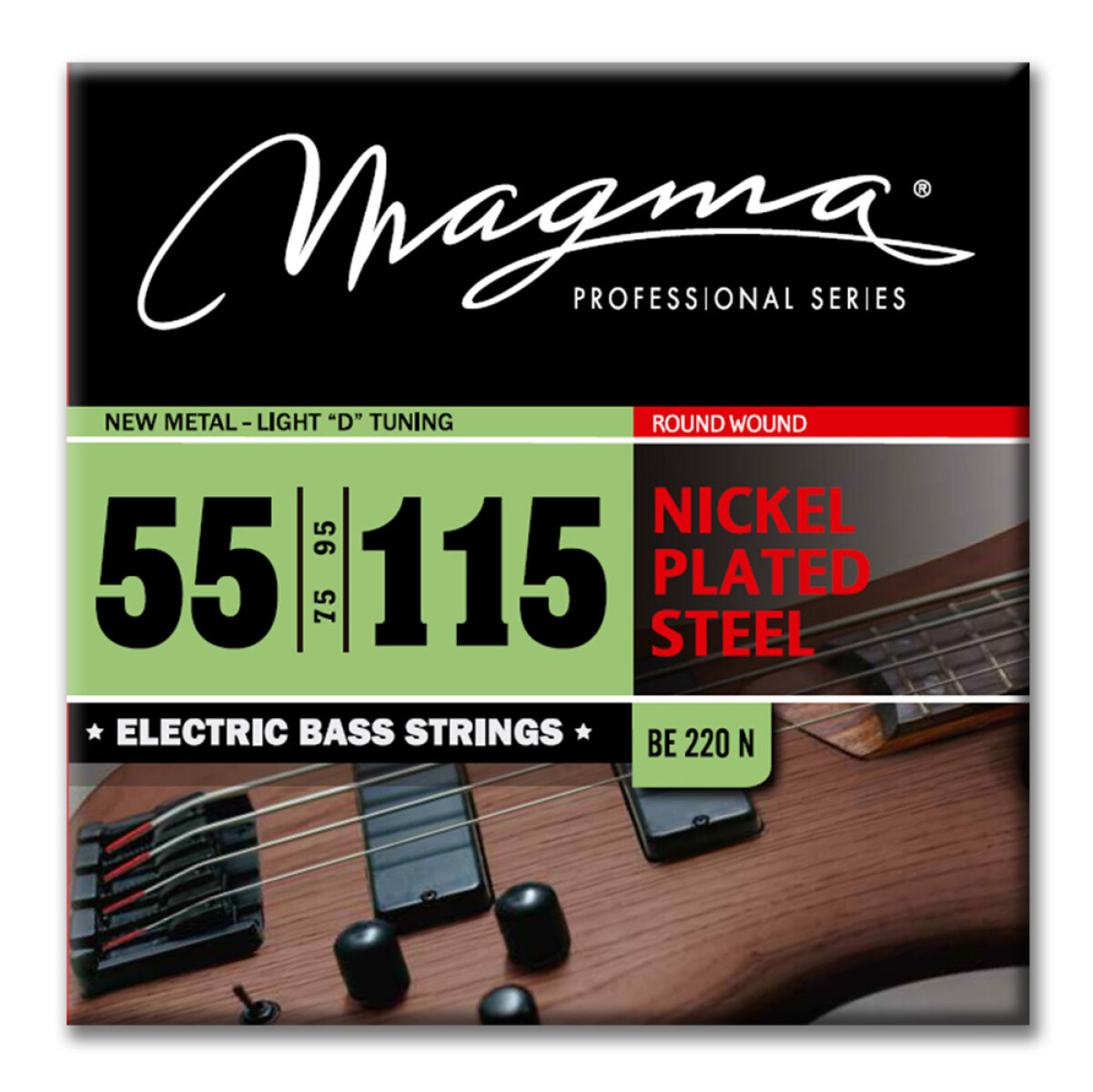 Encordado Magma Bajo Nickel P/steel NM.Light 055-115 BE220N 